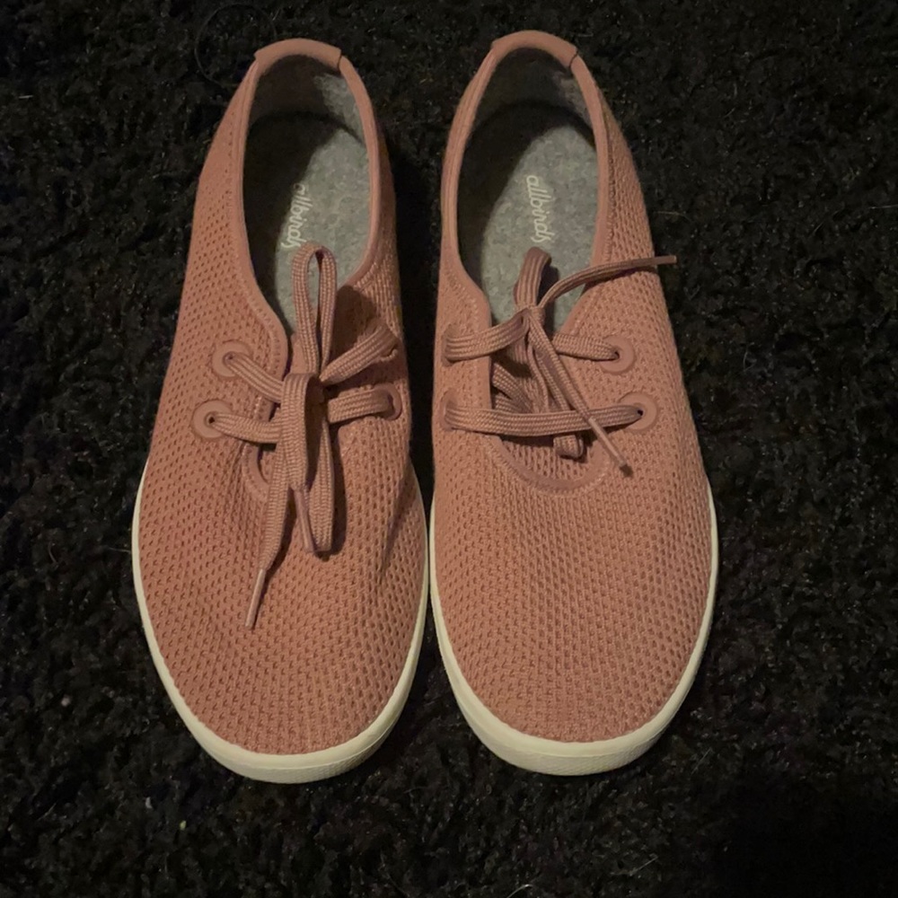 allbirds comfy rosey colored